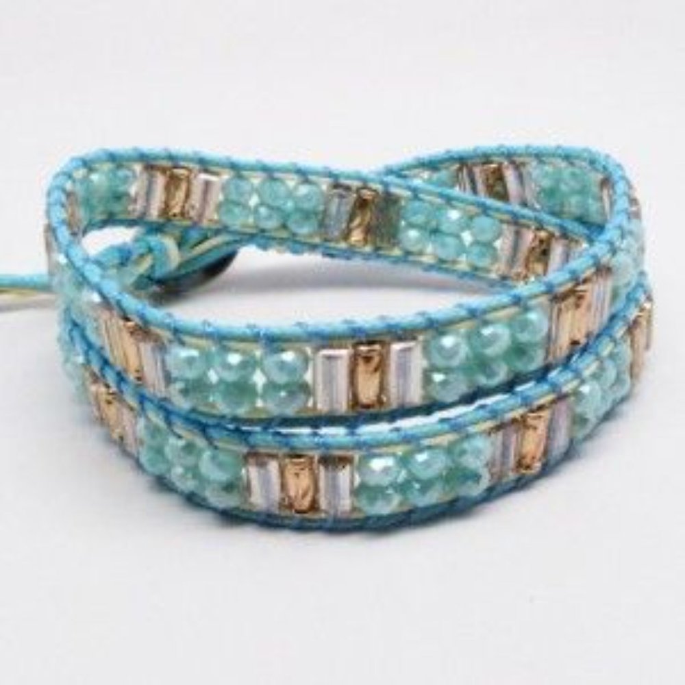 NEW Handmade Double Wrap Bracelet Choker Necklace